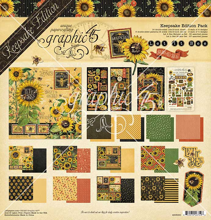 Graphic 45 Let it Bee Keepsake Edition