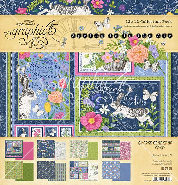 Graphic 45 Spring is in the Air 12x12 Inch Collection Pack