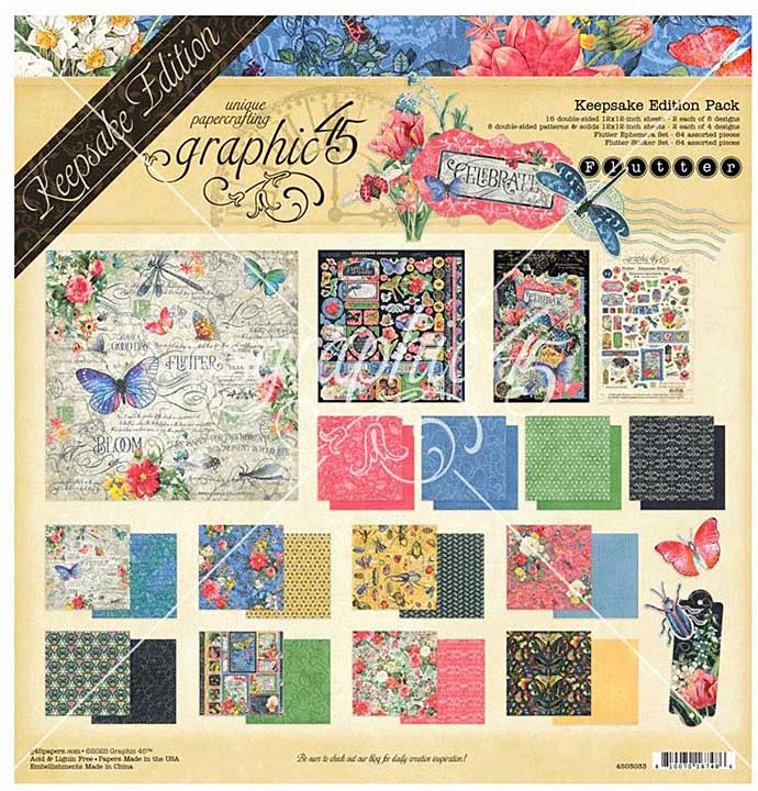 Graphic 45 Flutter Keepsake Edition