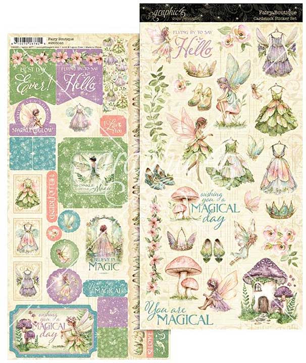 SO: Graphic 45 Fairy Boutique Sticker Set