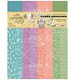 Graphic 45 Fairy Boutique 8,5x11 Inch Patterns and Solids Pack
