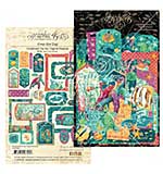 Graphic 45 Seas the Day Chipboard Pieces, Tags and Frames