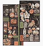 Graphic 45 Ghostly Greetings Sticker Set