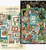 Graphic 45 Wonder of Oz Chipboard Pieces, Tags and Frames