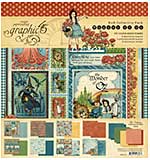 Graphic 45 Wonder of Oz 8x8 Inch Collection Pack