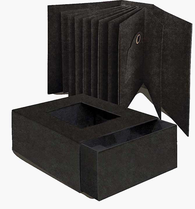 Graphic 45 ATC Album with Matchbook Box Black