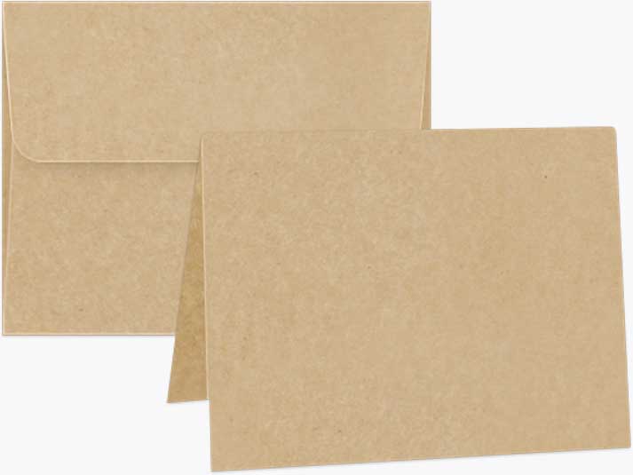 Graphic 45 A2 Cards 4 14x5 12 Inch with Envelopes - Kraft