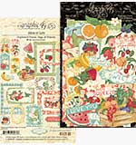 Graphic 45 Slice of Life Chipboard Pieces, Tags and Frames