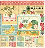 Graphic 45 Slice of Life 8x8 Inch Collection Pack