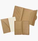Graphic 45 Travel Album with Inserts Waterfall Folder and Journaling Notebooks Kraft