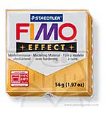 SO: Fimo Effect Oven Hardening Modelling Clay 56g - Metallic Gold