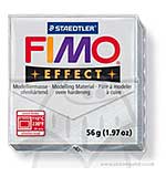 SO: Fimo Effect Oven Hardening Modelling Clay 56g - Metallic Silver