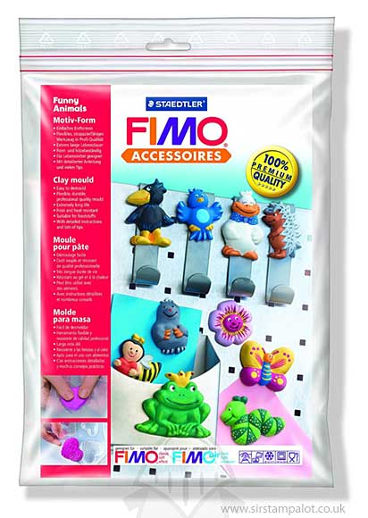 SO: Fimo Accessories Push Mould Shapes - Funny Animals