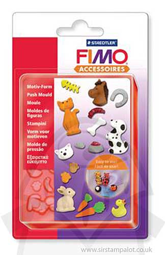 SO: Fimo Accessories Push Mould Shapes - Pets