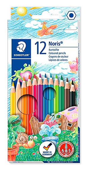 SO: STAEDTLER Pack of 12 Noris Club colouring pencils