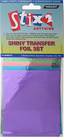SO: Stix 2 - Shiny Decorative Transfer Foil - Set #1 (10PK)