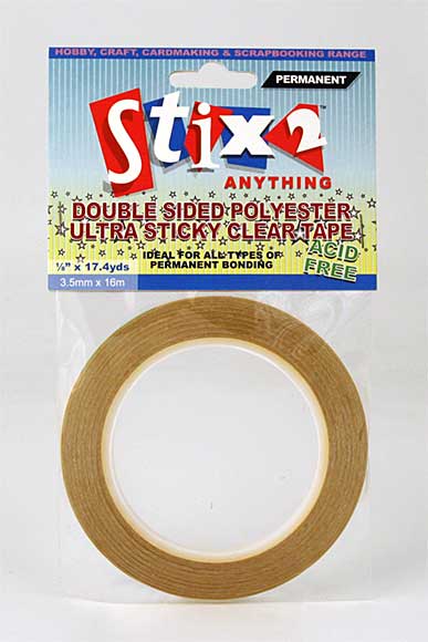 SO: Stix 2 - Ultra Sticky Clear Tape (3.5mm x 16 meters)