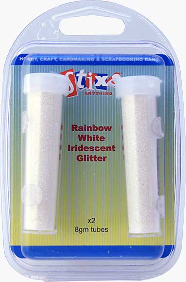 SO: Stix 2 - Rainbow White Iridescent Glitter (2PK)