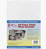 SO: Stix 2 - A4 Extra Thick Clear Acetate (4 sheets) 300 micron