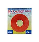 Ultra Clear Double Sided Tape (6mm x 15m) - Very High Tac - Permanent