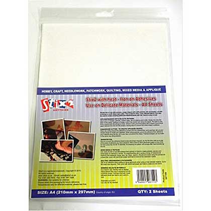 SO: Stix 2 with Heat DELICATE - Iron on Adhesives for Delicate Materials (2 x A4 sheets)