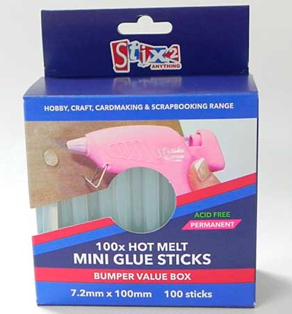 The bumper value box of SITX2 mini glue sticks (pack of 100)