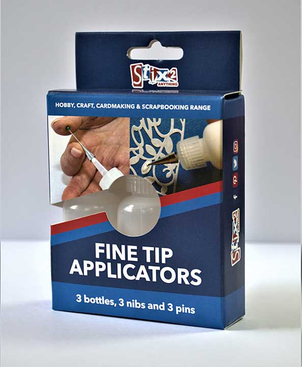 Fine Tip Glue Applicators (3pk Adhesive Aplicators with Pin)