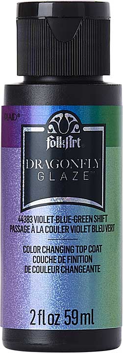 SO: Folkart Dragonfly Glaze Violet-Blue-Green Shift 2 fl oz (44383)