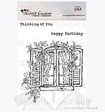 SO: Heartfelt Creations Pre-cut Stamps - Raindrops on Roses Window