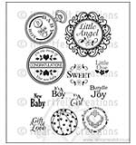 SO: Heartfelt Creations Pre-cut Stamps - Sweet Lullaby Sentiments