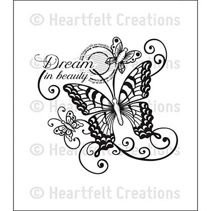 SO: Cling Rubber Stamp Set 4.75x7.5 - Dream In Beauty