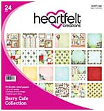SO: PRE: Heartfelt Creations - Berry Cafe 12x12 Double-Sided Paper Pad (BB16) 24pk
