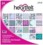 SO: Heartfelt Creations Double-Sided Paper Pad 12x12 24pk - Celebrate The Season, 12 Designs, 2 Each (CS16)