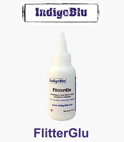 SO: IndigoBlu FlitterGlu Glue for Flakes and Glitter 50ml Bottle