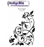 SO: IndigoBlu A6 EZ Mount Stamp - Floral Swirl