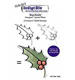 SO: IndigoBlu - Big Holly - Clear Mounted Stamps 5x4