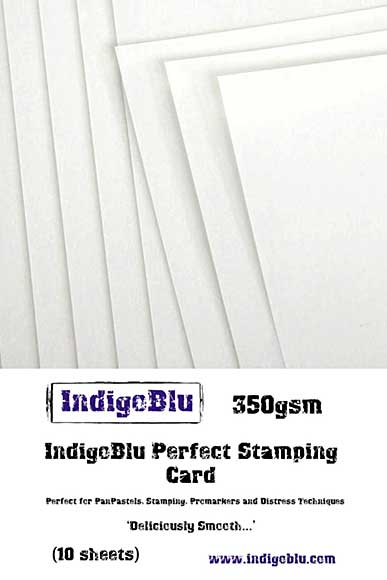 SO: IndigoBlu - Perfect Stamping Card (350gsm 10 sheets)