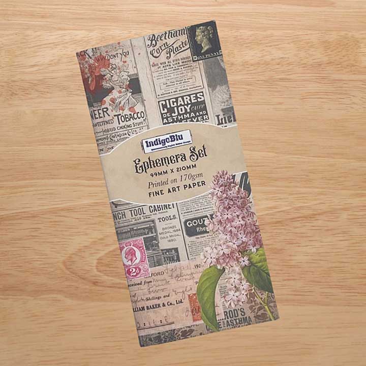 IndigoBlu Ephemera Set DL Paper Book