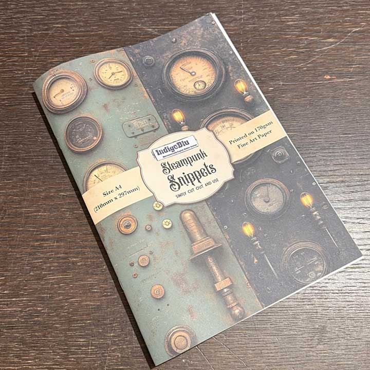 IndigoBlu Steampunk Snippets A4 Paper Book