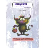 Little Devil A6 Red Rubber Stamp