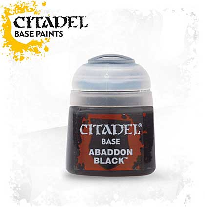 SO: Citadel Base Paint - Abbaddon Black
