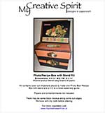 SO: My Creative Spirit - Photo or Recipe Box with Stand Kit