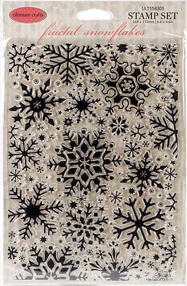SO: Ultimate Crafts Look Like Christmas Stamp - Fractal Snowflakes