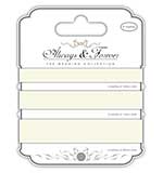 Always and Forever - Satin Ribbon, Ivory 3m of each (10mm, 15mm, 20mm)