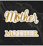 Couture Creations Mother Sentiment Mini Cut, Foil and Emboss Dies (CO726737)