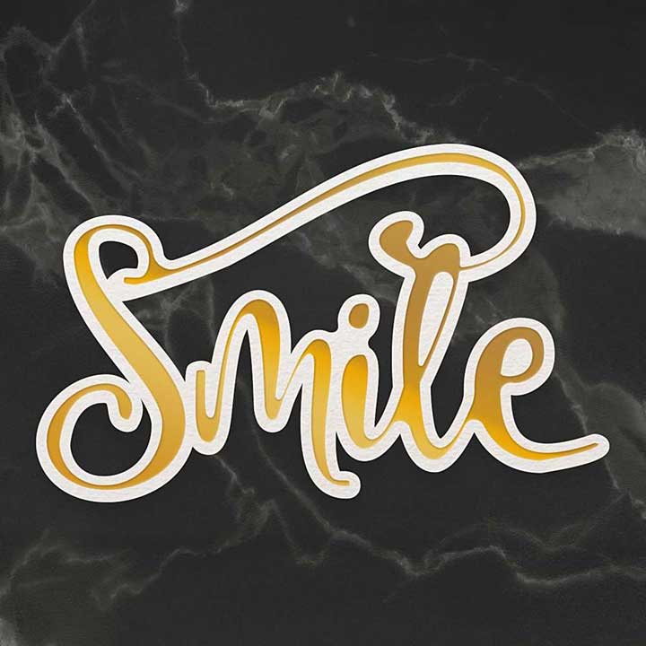 Couture Creations Smile Cut, Foil and Emboss Die