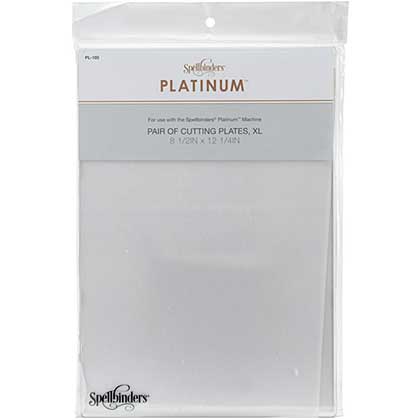 SO: Spellbinders Platinum - Replacement Cutting Plates 2pk - X-Large