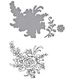 Spellbinders Stamp and Die Set - Flower Bouquet