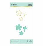 SO: PRE: Spellbinders Glimmer Hot Foil Plate and Dies - Glimmering Layered Flowers