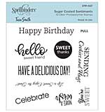 SO: Spellbinders Clear Photopolymer Stamp - Sugar Coated Sentiments